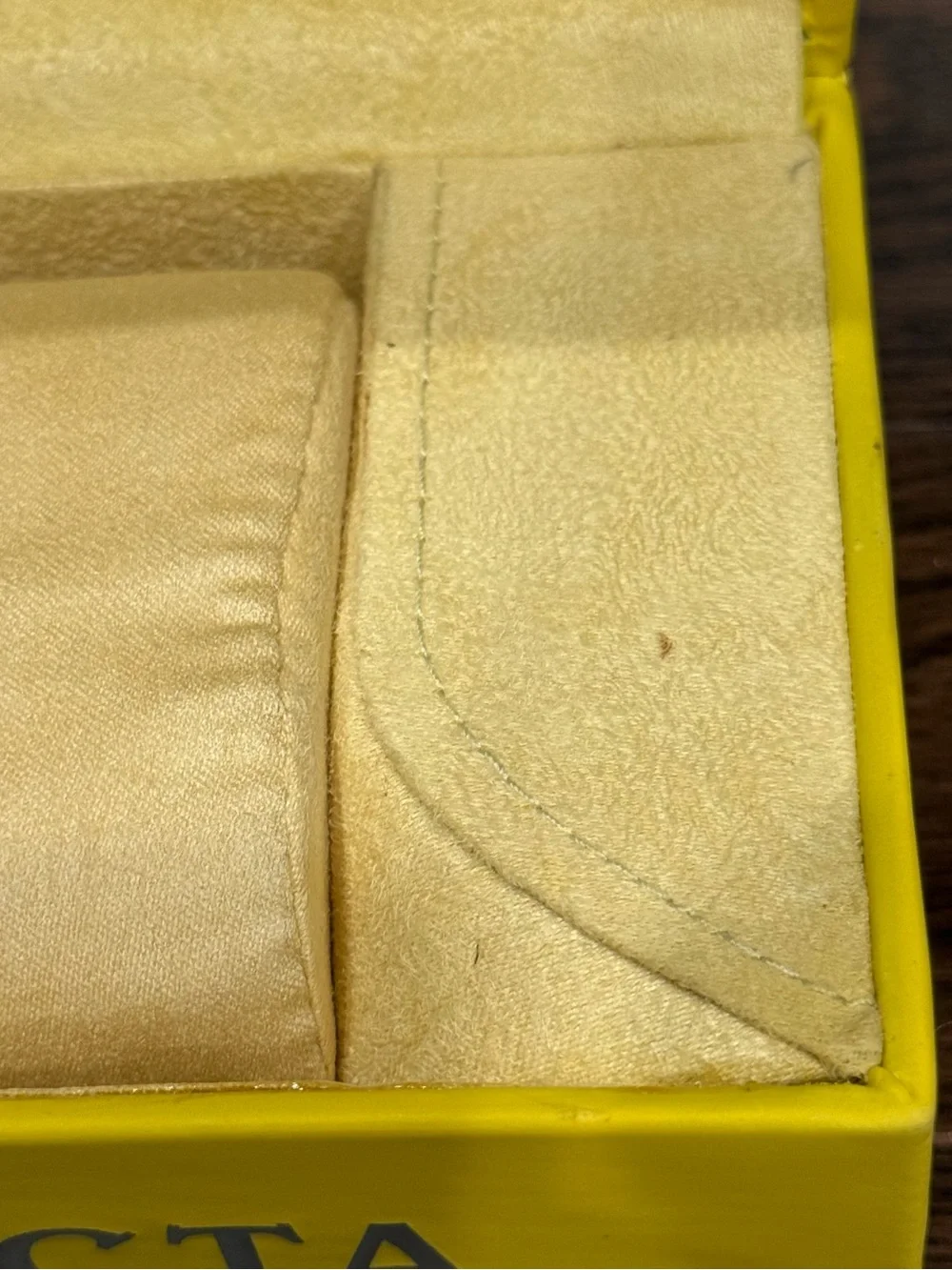 Invicta Bright Yellow Watch Box